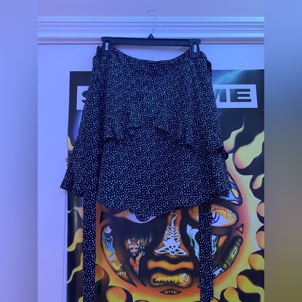 Black And White Skirt